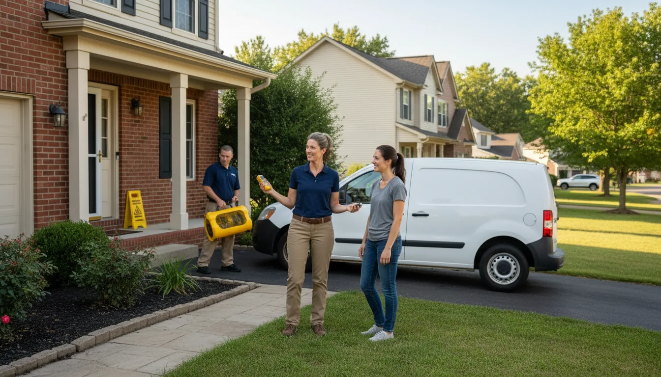 Residential water damage restoration in Halifax, NC